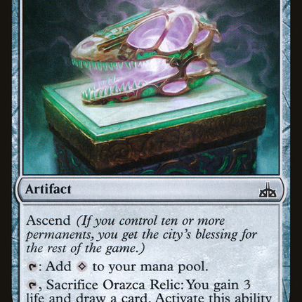 Orazca Relic (RIX-181) - Rivals of Ixalan Foil