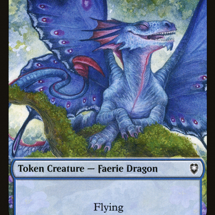 Faerie Dragon (CLB-006) - Battle for Baldur's Gate Tokens Foil