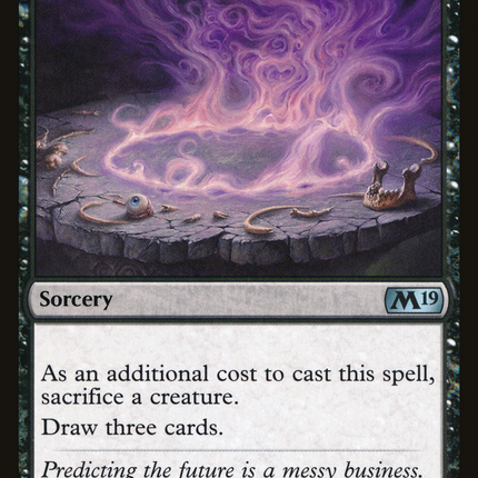 Blood Divination (M19-086) - Core Set 2019 Foil