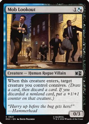Mob Lookout (MSC-821) - Commander: Marvel Super Heroes