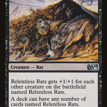 Relentless Rats (M10-108) - Magic 2010 Foil