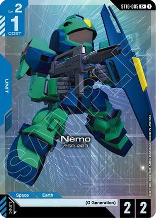 Nemo (C+) (ST10-005) - Starter Deck 10 Generation Pulse Holofoil