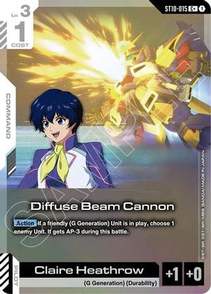 Diffuse Beam Cannon (C+) (ST10-015) - Starter Deck 10 Generation Pulse Holofoil