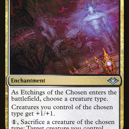 Etchings of the Chosen (MH1-198) - Modern Horizons Foil