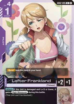 Lafter Frankland (Store Tournament Participation Pack 05) (GD02-095) - Gundam Promotional Cards Holofoil