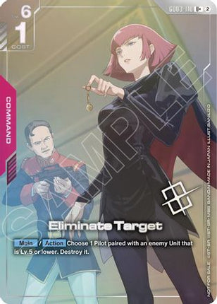 Eliminate Target (Store Tournament Winner Pack 05) (GD03-110) - Gundam Promotional Cards Holofoil
