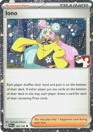 Iono 185/193  - Holofoil Prize Pack Series Cards - Uncommon