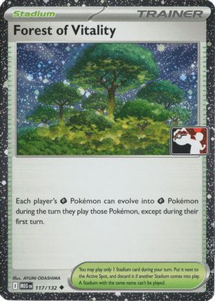 Forest of Vitality 117/132  - Holofoil Prize Pack Series Cards - Uncommon