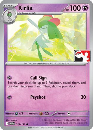Kirlia 059/132  Prize Pack Series Cards - Common
