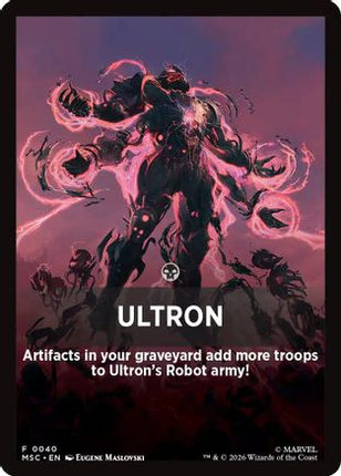Ultron Theme Card (MSC-040) - Commander: Marvel Super Heroes