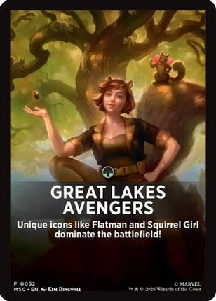Great Lakes Avengers Theme Card (MSC-052) - Commander: Marvel Super Heroes