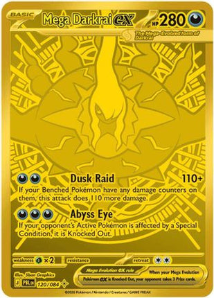Mega Darkrai ex 120/084  - Holofoil ME05 Pitch Black - Mega Hyper Rare