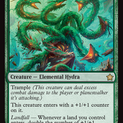 Mossborn Hydra (FDN-107) - Foundations Foil