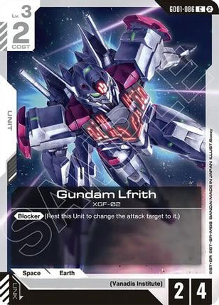 Gundam Lfrith (GD01-086) - Deck Build Box Freedom Ascension