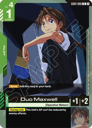 Duo Maxwell (GD01-090) - Deck Build Box Freedom Ascension