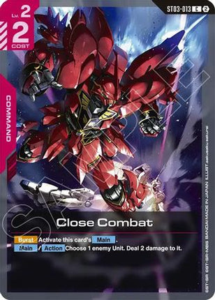 Close Combat (ST03-013) - Deck Build Box Freedom Ascension