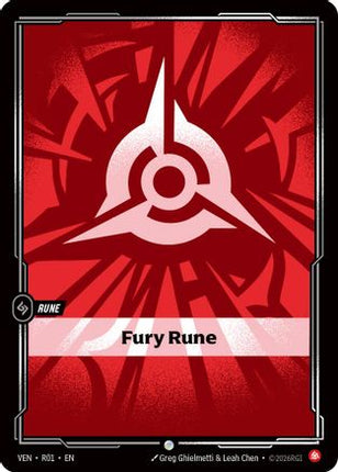 Fury Rune (R01) - Vendetta Foil