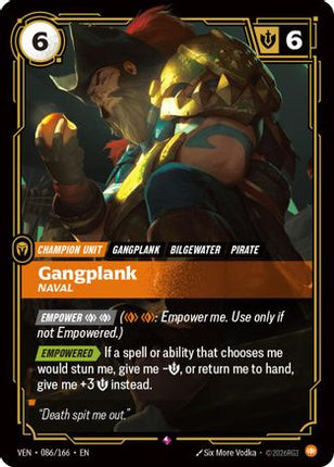 Gangplank, Naval (086/166) - Vendetta Foil