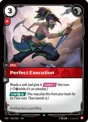 Perfect Execution (012/166) - Vendetta Foil