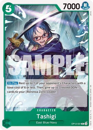 Tashigi (OP12-031) - Starter Deck 32: GREEN Roronoa Zoro