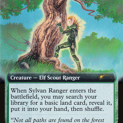 Sylvan Ranger (SLD-779) - Secret Lair Drop: (Extended Art) Foil
