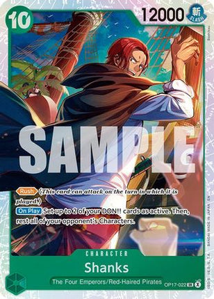 Shanks (022) (OP17-022) - The World's Strongest Warriors Foil