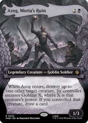 Azog, Moria's Ruin (Showcase) (HOB-222) - The Hobbit Foil