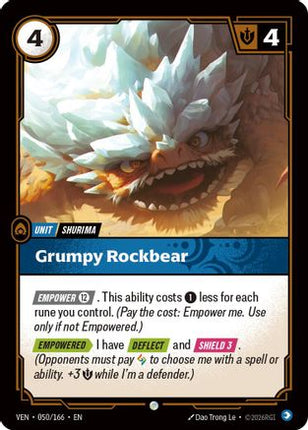 Grumpy Rockbear (050/166) - Vendetta Foil