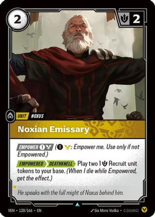 Noxian Emissary (128/166) - Vendetta Foil