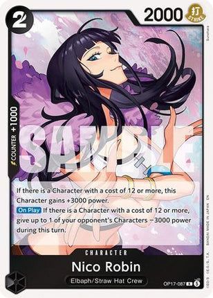 Nico Robin (OP17-087) - The World's Strongest Warriors Foil