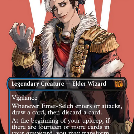 Emet-Selch, Unsundered // Hades, Sorcerer of Eld (FIN-539) - FINAL FANTASY (Borderless) Foil