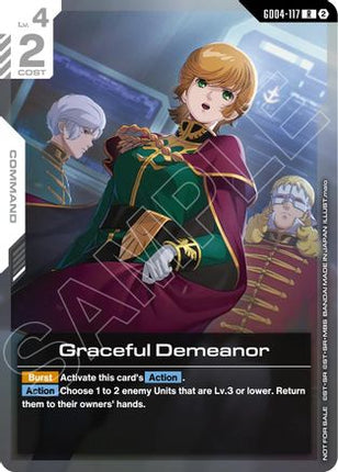 Graceful Demeanor (Newtype Challenge 2026 Mission 4) (GD04-117) - Gundam Promotional Cards Holofoil