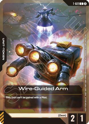 Wire-Guided Arm (T-022) Token (Left Hand) (World Championship Regionals 26-27 Season 2) (T-022) - Gundam Promotional Cards Holofoil