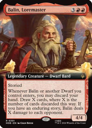 Balin, Loremaster (Extended Art) (HOB-301) - The Hobbit