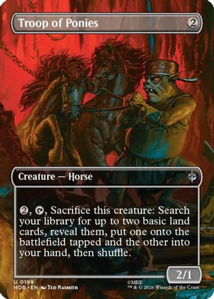 Troop of Ponies (Borderless) (HOB-199) - The Hobbit Foil