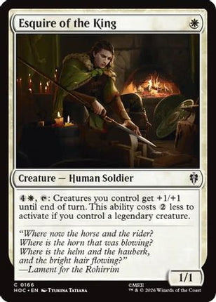 Esquire of the King (HOC-166) - The Hobbit: Eternal-Legal