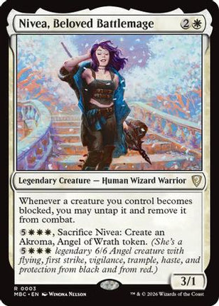 Nivea, Beloved Battlemage (-003) - Mystery Booster Commander Edition
