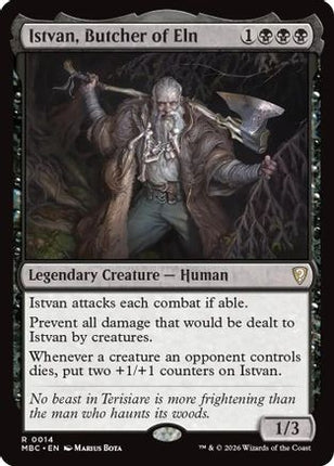 Istvan, Butcher of Eln (-014) - Mystery Booster Commander Edition