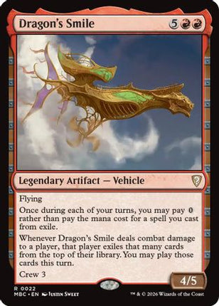 Dragon's Smile (-022) - Mystery Booster Commander Edition Foil