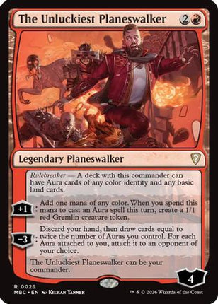 The Unluckiest Planeswalker (-026) - Mystery Booster Commander Edition