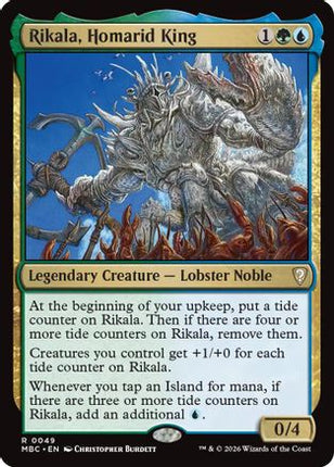 Rikala, Homarid King (-049) - Mystery Booster Commander Edition Foil