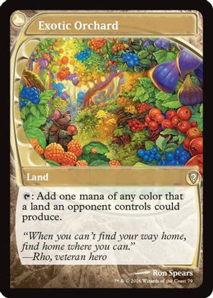 Exotic Orchard (Future Sight) (-079) - Mystery Booster Commander Edition Foil
