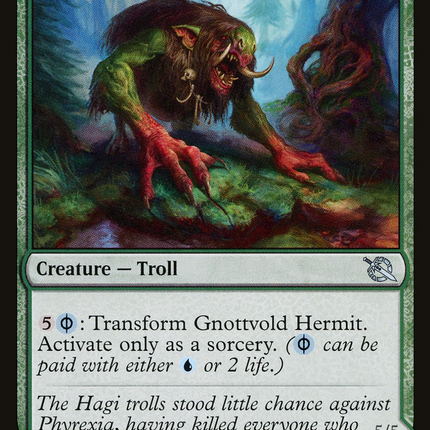 Gnottvold Hermit // Chrome Host Hulk (MOM-188) - March of the Machine Foil