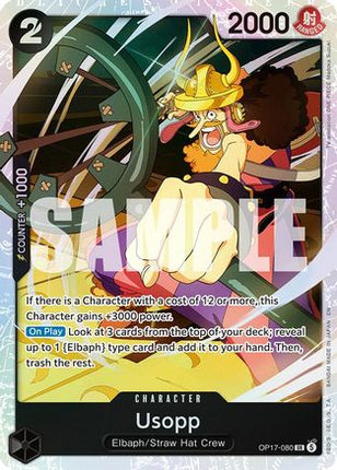 Usopp (OP17-080) - The World's Strongest Warriors Foil