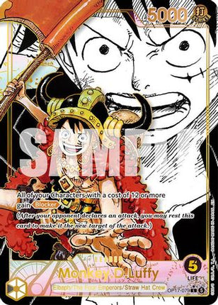 Monkey.D.Luffy (079) (Super Leader Alternate Art) (OP17-079) - The World's Strongest Warriors Foil