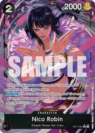Nico Robin (Alternate Art) (OP17-087) - The World's Strongest Warriors Foil