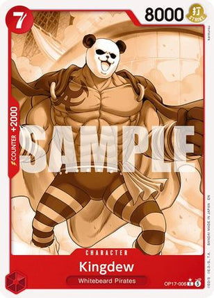 Kingdew (Pandaman Art) (OP17-006) - The World's Strongest Warriors