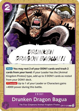 Drunken Dragon Bagua (OP17-078) - The World's Strongest Warriors