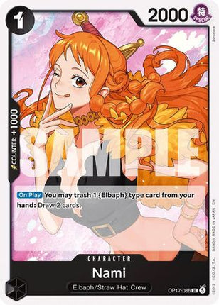 Nami (086) (OP17-086) - The World's Strongest Warriors