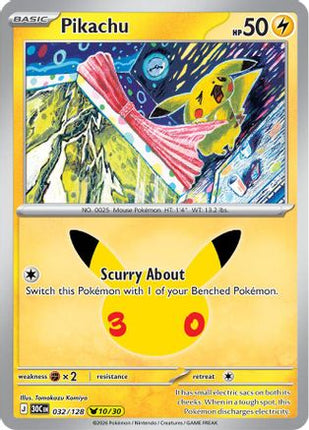 Pikachu 032/128  - Holofoil ME 30th Celebration - None